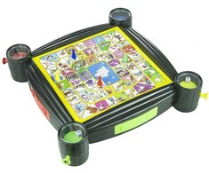Lean Toys Stalo žaidimų rinkinys 7in1 su šachmatais, šaškėmis ir backgammon