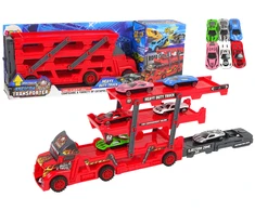 Lean Toys Trijų aukštų autovežis LeanToys