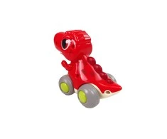 Lean Toys Dinozauras ant ratų Hola T-Rex, raudonas