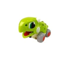 Lean Toys Dinozauras ant ratų Hola, žalias