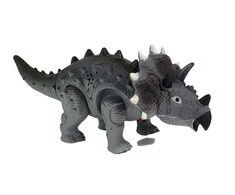 Žaislinis dinozauras Triceratops su šviesos efektais
