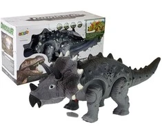 Žaislinis dinozauras Triceratops su šviesos efektais