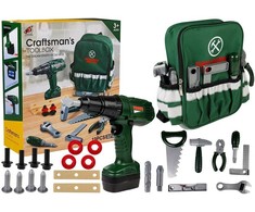 Lean Toys Vaikiškas gręžimo įrankių rinkinys su priedais