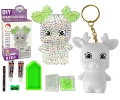Lean Toys Deimantinis kūrybinis rinkinys su elnio pakabuku