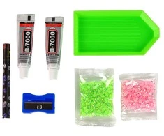 Lean Toys Deimantinės mozaikos rinkinys Leantoys 3D