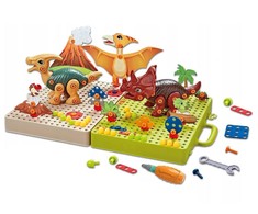 Dinozaurų konstruktorius vaikams Lean Toys