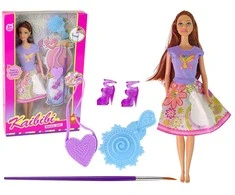 Lėlė su priedais Lean Toys 6 cm x 29 cm x 3 cm