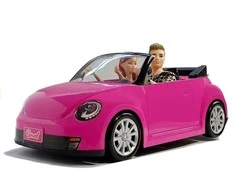 Lean Toys Lėlių sportinis automobilis su garso ir šviesos efektais