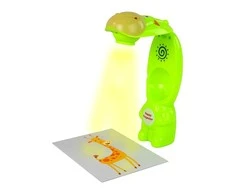 Lean Toys Žalias piešimo projektorius su flomasteriais