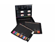 Pieštukų rinkinys Crayons dėžutėje Leantoys, 74 vnt.
