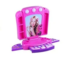 Kosmetinis staliukas Lean Toys, rožinis