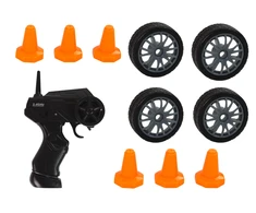 Lean Toys Nuotoliniu būdu valdomas DRIFT ralio automobilis su priedais