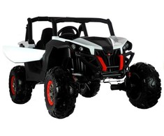 Lean Cars Elektrinis visureigis vaikams Jeep XMX, baltas