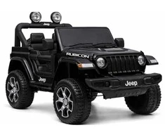 Lean Cars Dvivietis vaikiškas elektromobilis Jeep Rubicon 4x4, juodas