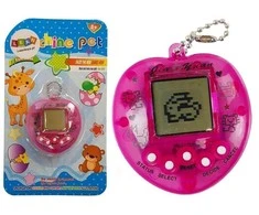 Lean Toys Elektroninis Rožinis Tamagočis su Grandinėle