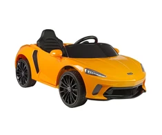 Lean Cars Vienvietis elektromobilis vaikams McLaren GT 12V, oranžinis blizgus