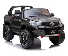 Lean Cars Elektromobilis vaikams Toyota Hilux, juodas lakuotas