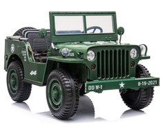 Lean Cars Elektromobilis vaikams Jeep JH101, žalias