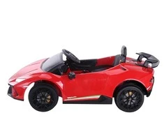 Lean Cars Vienvietis elektromobilis vaikams Lamborghini Huracan, raudonas