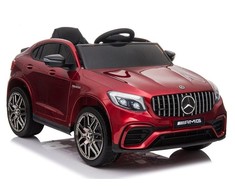 Lean Cars Vienvietis vaikiškas elektromobilis Mercedes QLS-5688 4x4, lakuotas raudonas