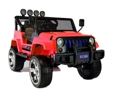 Lean Cars Elektromobilis vaikams Jeep S2388, raudonas, 3 m.+