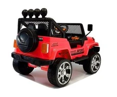 Lean Cars Elektromobilis vaikams Jeep S2388, raudonas, 3 m.+