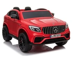 Lean Cars Akumuliatorinis automobilis vaikams „Mercedes GLC 63S QLS“, raudonos spalvos