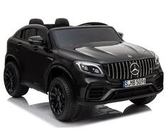 Lean Cars Elektromobilis vaikams Mercedes GLC 63S, juodai lakuotas, MP4