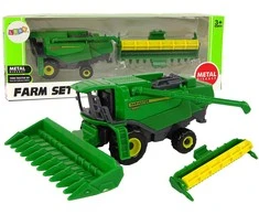 Lean Toys Žaislinis kombainas su sėjamąja LeanToys