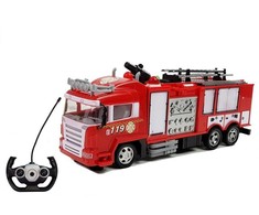 Lean Toys Nuotoliniu būdu valdomas gaisrinės automobilis, 30x12x10 cm