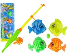 Lean Toys Gra Zręcznościowa Łowienie Rybek Meškerė 4 Ryby