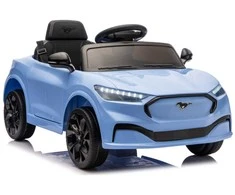 Lean Cars Vaikiškas elektromobilis Ford Mustang Mach-E mėlynas 24V