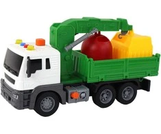 Lean Toys Gaisrinės mašina su priekaba 1:16 su šviesos ir garso efektais