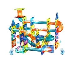 Magnetinis konstruktorius Lean Toys Light Magnetic Blocks, 110 d.