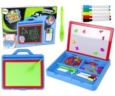 Magnetinė ir švytinti piešimo lenta Lean Toys