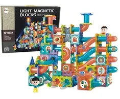 Lean Toys Magnetinių blokelių rinkinys 292 elementų