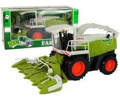 Žaislinis kombainas judančiomis dalimis Lean Toys, žalias, MC 7166
