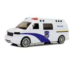 Policijos automobilis su efektais Lean Toys