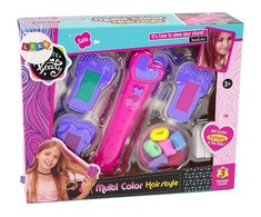 Lean Toys Plaukų rinkinys Dažymo kreidos tiesintuvas vaikams Liekni žaislai