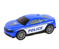 Žaislinio policijos automobilio ir sraigtasparnio rinkinys Lean Toys