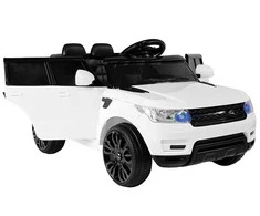 Lean Cars Dvivietis elektromobilis vaikams Lean Toys HL1638, baltas
