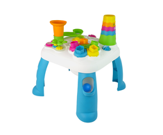 Lean Toys Interaktyvus žaidimų stalas vaikams LeonToys su šviesos diodais, 40x51 cm