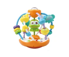 Lean Toys Interaktyvus varlytės kamuoliukas su šviesomis ir muzika