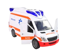 Lean Toys Greitosios pagalbos automobilis su garsais ir šviesomis