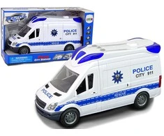 Lean Toys Policijos Radijo Automobilis su Šviesos ir Garso Efektais