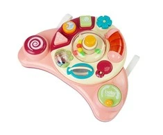 Lean toys Interaktyvus muzikinis žaislas vaikams, rausvas