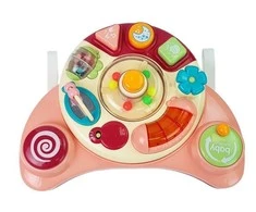 Lean toys Interaktyvus muzikinis žaislas vaikams, rausvas