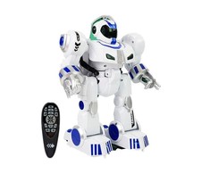 Lean Toys Interaktyvus nuotoliniu būdu valdomas robotas K4 su šokių funkcija