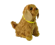 Lean Cars Interaktyvus žaislinis šuo Cocker Spaniel, 19x17x13 cm, rudas