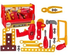 Lean Toys Vaikiškas įrankių rinkinys su plastikiniais įrankiais